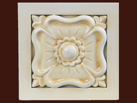 Декоративная розетка SY 0711-1 из ПВХ для мебели и мебельных фасадов.