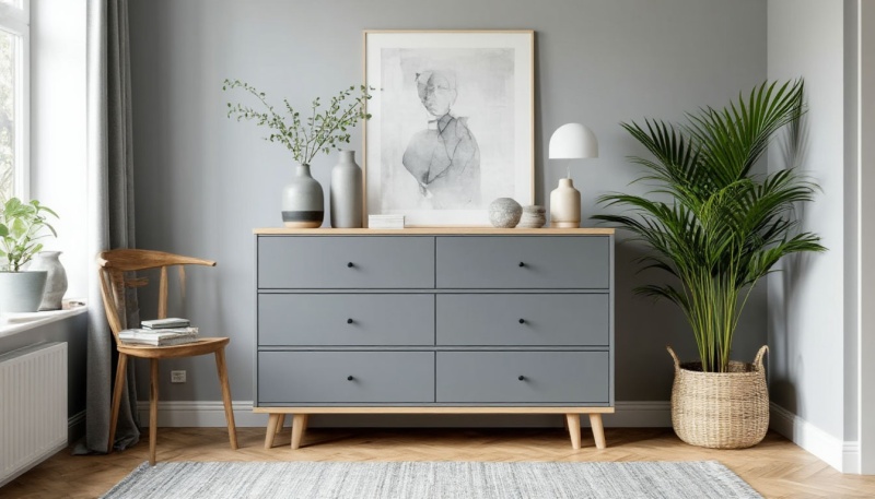 Серая кромка ПВХ в мебели: как сочетать с древесными оттенками