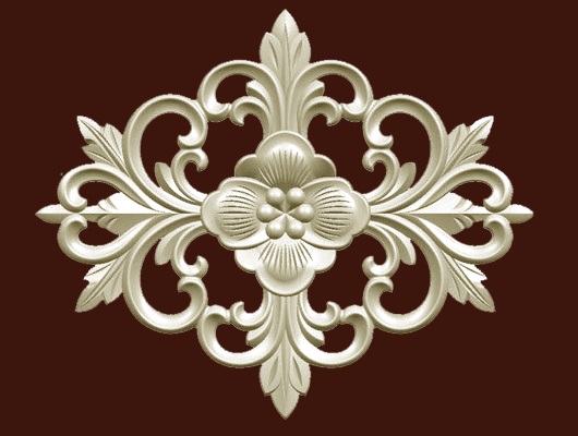 Декоративный элемент SY 8843 из гибкого ПВХ для фасадов и мебели различного назначения.