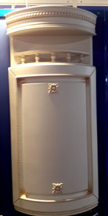 декоративные элементы ПВХ на гнутых фасадах