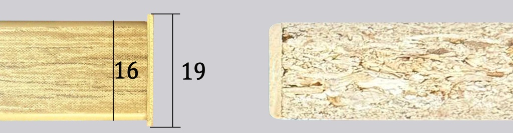 ширина плиты и кромки