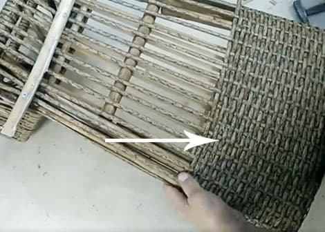 Как плетут мебель из ротанга