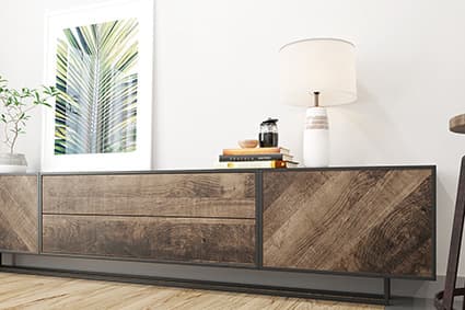 дуб колониальный на мебели