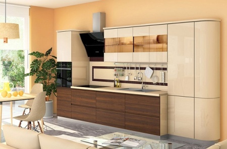 Мебель с кромкой пвх 0,4*19 мм PV1313-911 - пример использования. Цвет ваниль шагрень.