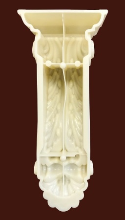 Декоративный кронштейн из пластика SY 18020 вид сзади.