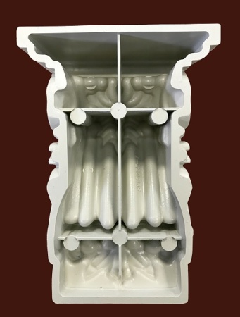 Декоративный кронштейн из пластика SY 18075-1 вид сзади.