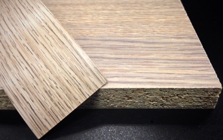 Кромочная лента ПВХ 0,4*25 мм CL1475 с плитой толщиной 22 мм дуб винтаж.