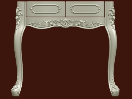 Комплект для консольного столика 810 мм SY 16081-1-2, SY 16082 с мебельными опорами.