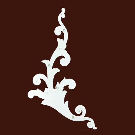 Мебельный угловой декор SY 15122-2 вид сзади