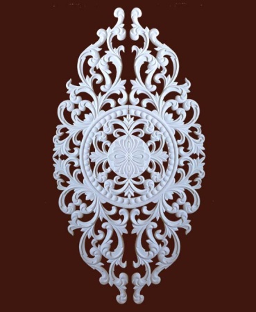 Сочетание двух декоративных элементов для дверей SY 88353.