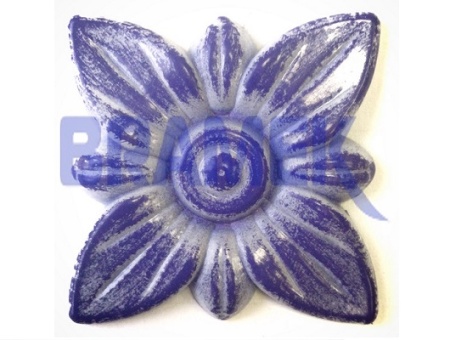 Окрашенная розетка из гибкого ПВХ для мебели SY 0655.