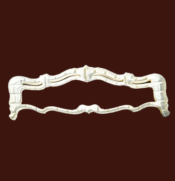 Декоративная накладка из ABS-пластика SY 77006 для спинки кровати вид сзади.