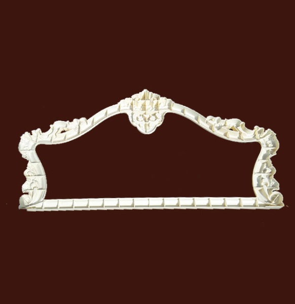 Декоративная накладка из ABS-пластика SY 99007 для спинки кровати вид сзади.