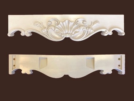 Боковые стенки царги банкетки из пластика SY 22605.