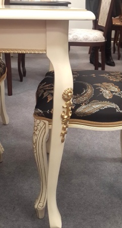 Декоративный молдинг SY 140 на мебели - пример использования. Декорирование царги стола мебельным молдингом пвх.