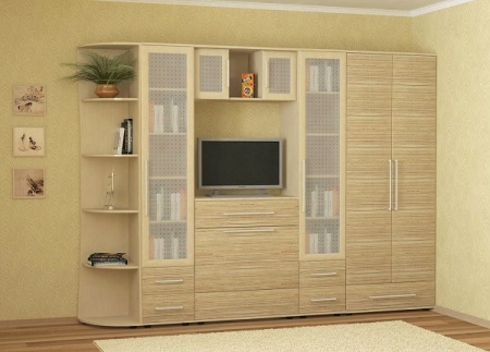 Мебель с кромкой пвх 1,8*19 мм PV5703 - пример использования. Цвет клен.