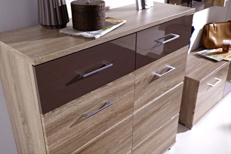 Мебель с кромкой пвх 1,8*25 мм BR209 - пример использования. Цвет дуб сонома темный.