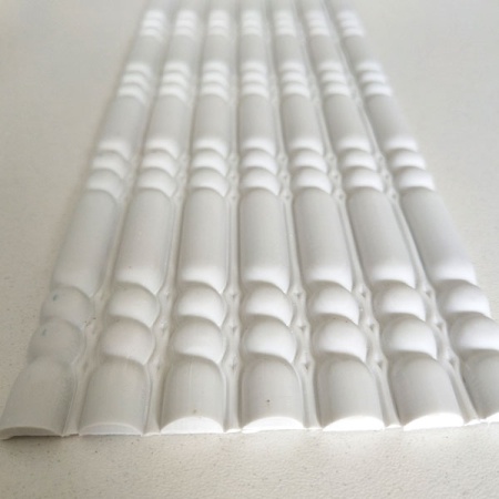 Гибкий мебельный молдинг ПВХ SY 282. Количество полос в рулоне.