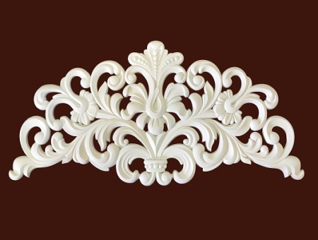 Декоративный элемент SY 2053 из гибкого ПВХ для фасадов и мебели различного назначения.