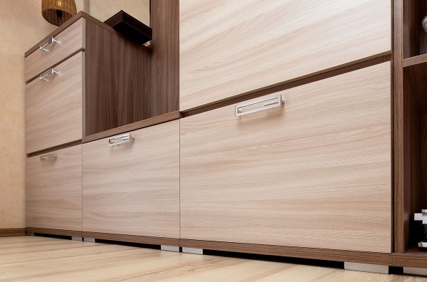 Мебель с кромкой пвх 1,8*25 мм BR450 - пример использования. Цвет ясень шимо светлый.