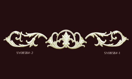 Сочетание мебельного декора SY 0839 с прочими декоративными элементами.