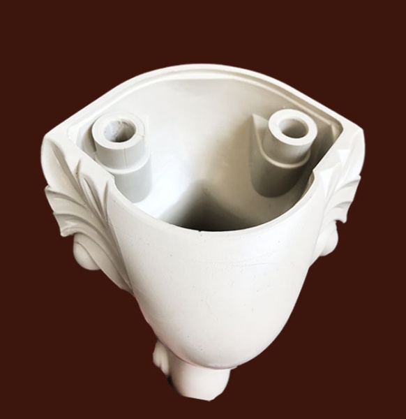 Монтажные отверстия для крепления мебельной опоры из пластика SY 88154.