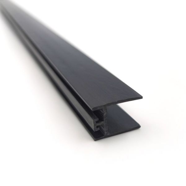 Профиль торцевой ТН12 ВК122 (черный) 