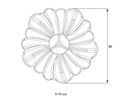 Мебельная розетка SY 0889 схематичное изображение с указанием размеров.