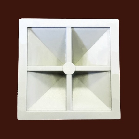 Декоративная розетка из ПВХ SY 0762-1 вид сзади.