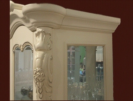 Карниз SY 16026 для мебели - пример карниза для шкафа. 