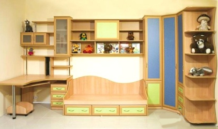 Мебель с врезным кантом пвх 017B BK98F01 - пример использования.