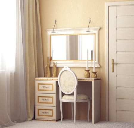 Мебель с кромкой пвх 1,8*22 мм BR601 - пример использования. Цвет вудлайн крем.