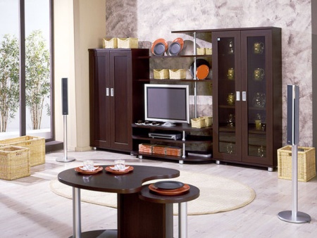 Мебель с кромкой пвх 1,8*42 мм BR254 - пример использования. Цвет дуб венге.