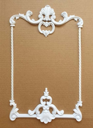 Сочетание декора для дверей SY 16008 с мебельный молдингом пвх.