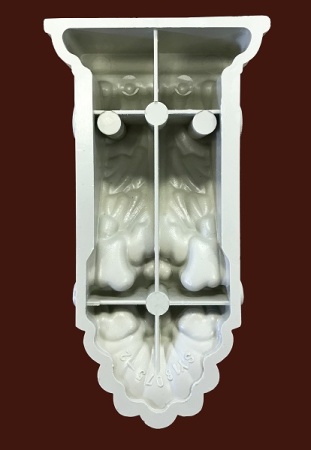 Декоративный кронштейн из пластика SY 18075-2 вид сзади.