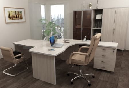 Мебель с кромкой пвх 0,4*28 мм PV4123 - пример использования. Цвет дуб атланта.