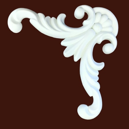 Угловой декоративный элемент SY 1210-1 для фасадов и мебели различного назначения.