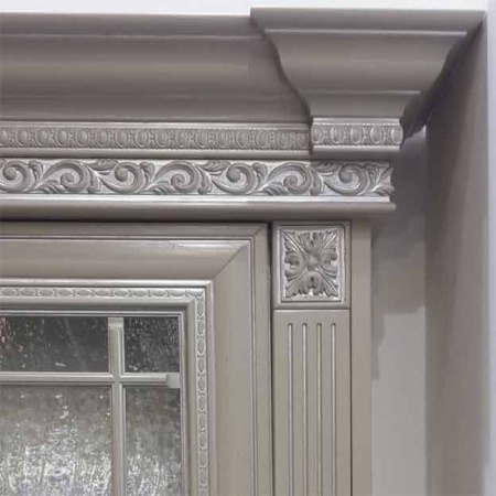 Декоративный орнамент SY 11214-2 на мебели - пример использования. Карниз мебельный с орнаментом.