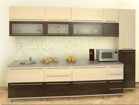 Мебель с кромкой пвх 0,4*19 мм PV312 - пример использования. Цвет сливочный.