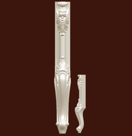 Опора мебельная SY 88121-1 из ABS-пластика.