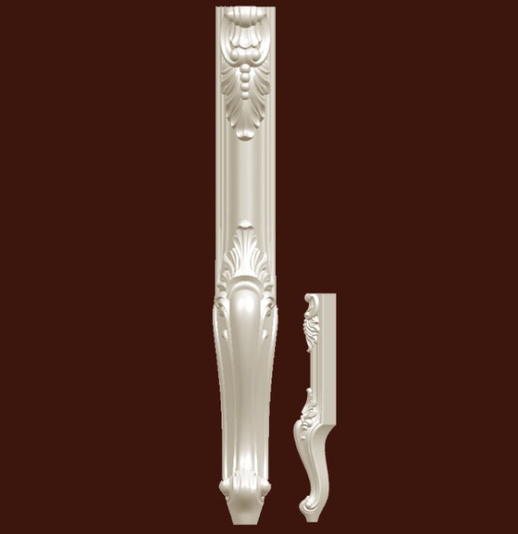 Опора мебельная SY 88121-1 из ABS-пластика.