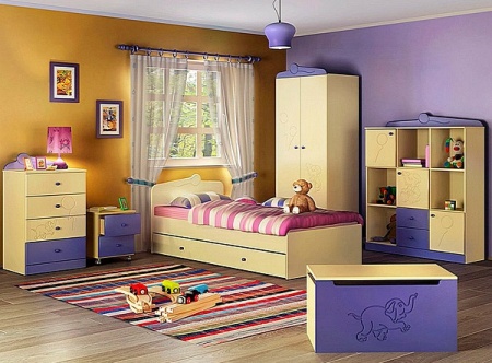 Мебель с врезным кантом пвх 017B BK1313 - пример использования.