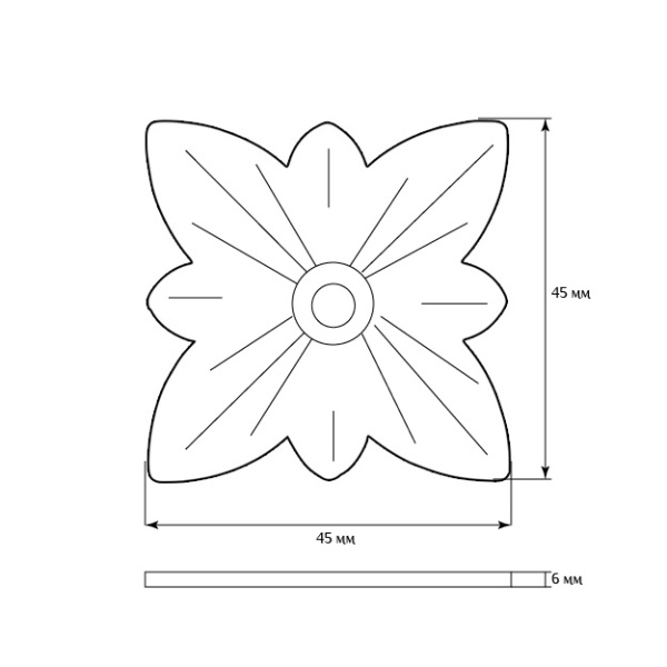Мебельная розетка SY 0655 схематичное изображение с указанием размеров.
