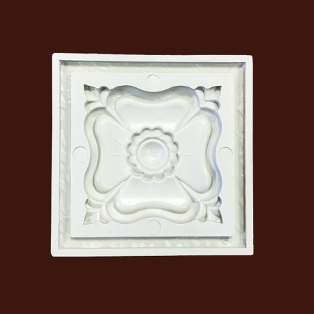 Декоративная розетка из ПВХ SY 0711-1 вид сзади.