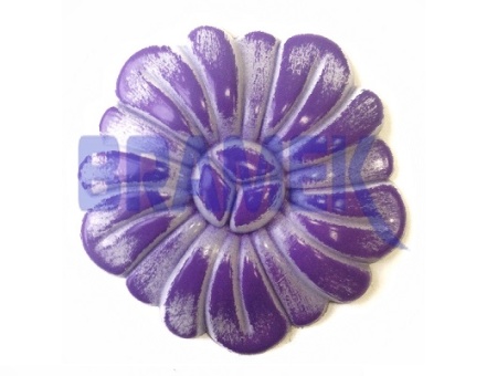 Окрашенная розетка из гибкого ПВХ для мебели SY 0882.