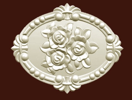 Декоративный элемент SY 13119 из гибкого ПВХ для фасадов и мебели различного назначения.