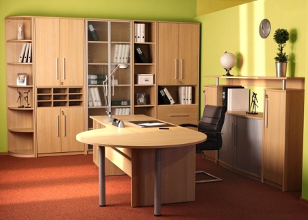 Мебель с кромкой пвх 1,8*19 мм PV4227 - пример использования. Цвет дуб светлый.