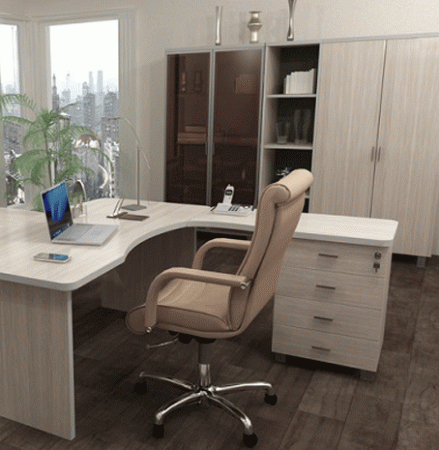 Мебель с кромкой пвх 1,8*19 мм BR223 - пример использования. Цвет дуб атланта.