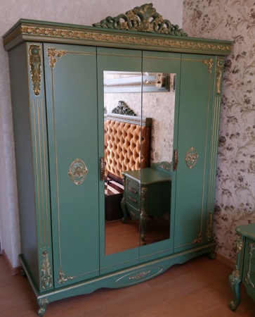 Корона SY 15032 для мебели - пример короны для шкафа.