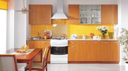 Мебель с кромкой пвх 0,4*19 мм PV4647 - пример использования. Цвет ольха.